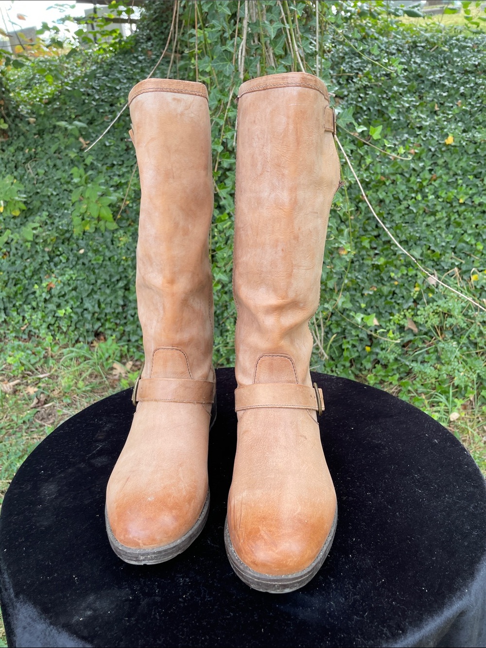 Ariat Chestnut Tan Leather Mid-Calf Riding Boots NEVER worn(no tags)Excellent!🤩